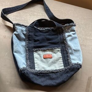 Denim Patchwork Tote Bag by Zara Girls